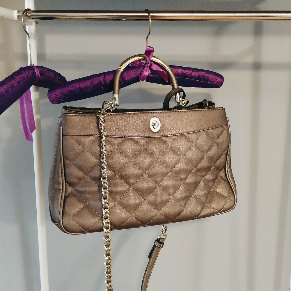 Bronze handbag